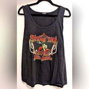 Friday the 13th Biker Tank Top